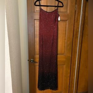 Beautiful sparkly hombre evening dress